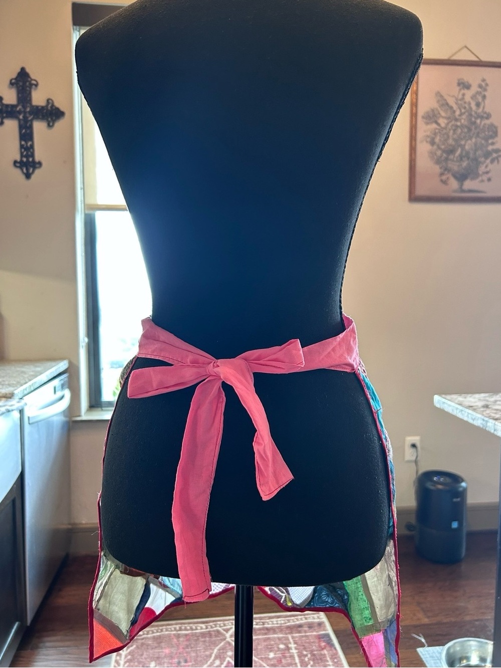 Homemade Patchwork Apron - Picture 2 of 2